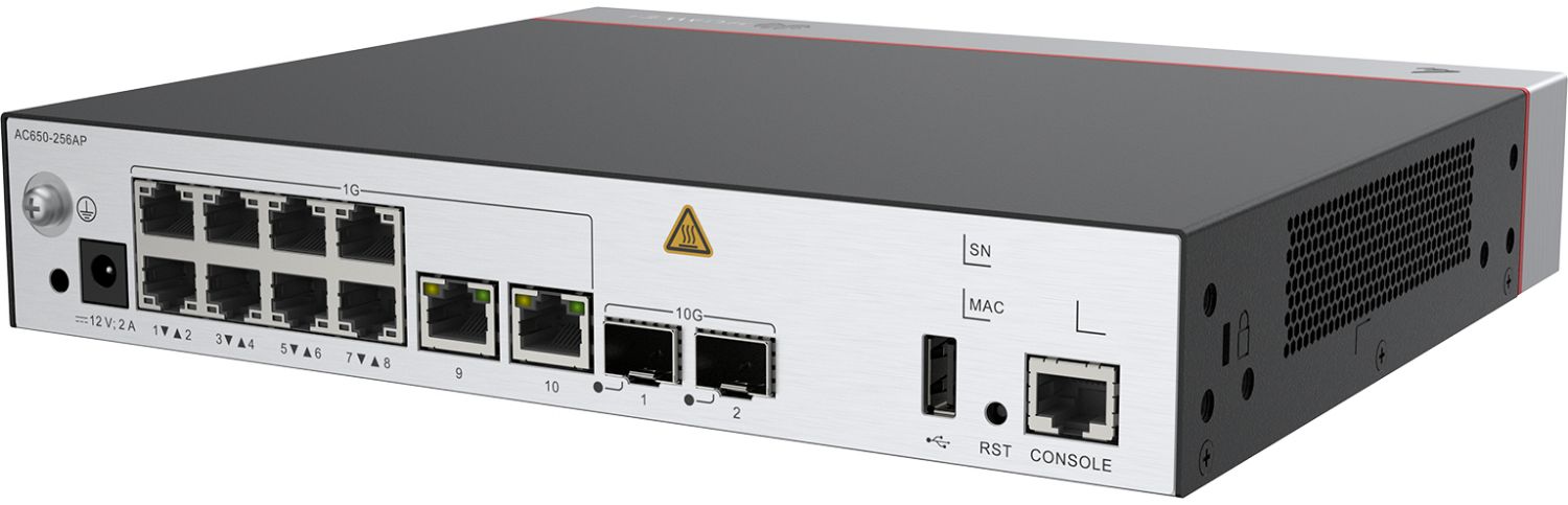 02355NCH - Controlador Huawei AC650-256AP 10xRJ45 2xSFP+ Ethernet GbE Gris (02355NCH)