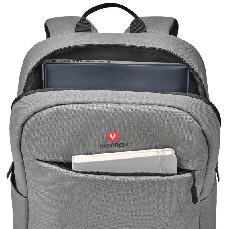 SACKSVENTUREGRAY - Mochila para ordenador port�til de hasta 15,6? con interior acolchado. Resistente al agua. Bolsillos. Capacidad interna de hasta 13 litros.Bolsillo exterior. Incluye dos bolsillos laterales. Gris.(SACKSVENTUREGRAY)
