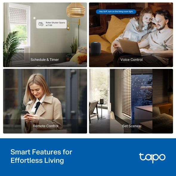 TAPO S112 - TP-Link Tapo S112. M�dulo interruptor inteligente, controlar luces y otros dispositivos el�ctricos desde la aplicaci�n Tapo o mediante. Automatiza encendido y apagado, crear horarios y temporizadores. Supervisi�n del estado del dispositivo.(TAPO S112)