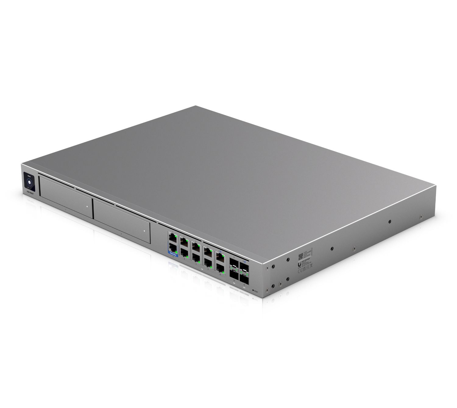 UDM-BEAST - Router Ubiquiti Cloud Gateway a hiperescala que ofrece IPS/IDS de 25Gbps, capacidad para m�s de 7500 clientes y toda la plataforma de UniFi Applications en un solo sistema. 2xGbE RJ45, 8x 10GbE RJ45, 2x10G SFP+, 2x25G SFP28. (UDM-BEAST)