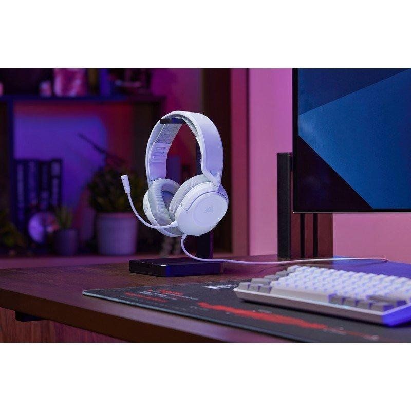 CA-9011400-WW - Auriculares+Micr�fono Gaming Corsair HS35 V3 Circumaurales Binaurales 3.5mm Cable 1.8m Blanco (CA-9011400-WW)