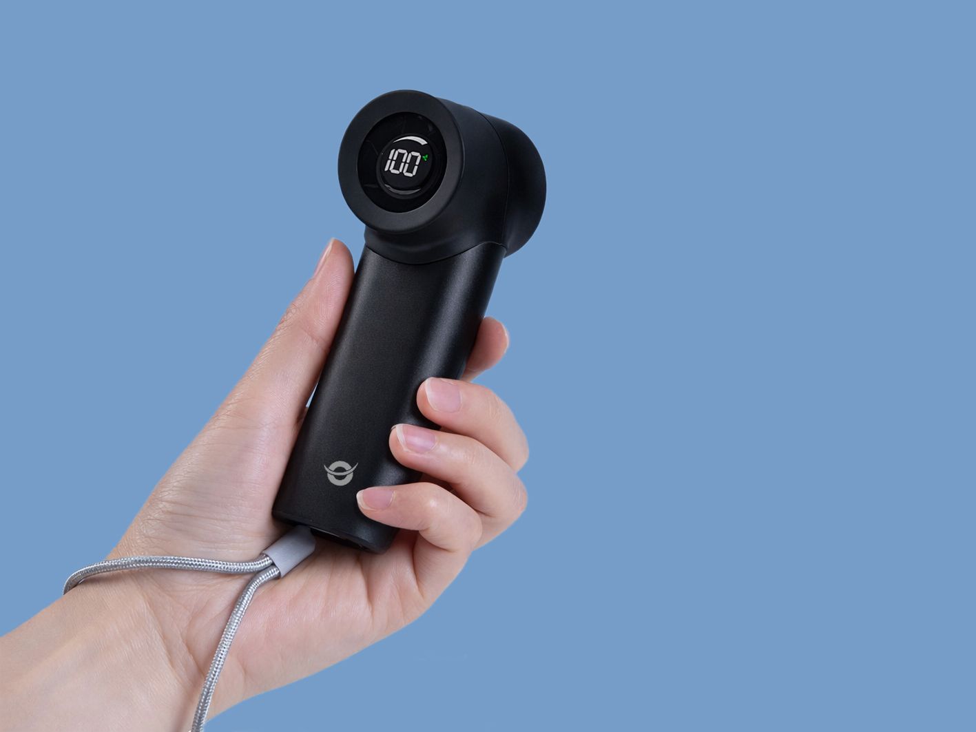 AERIVA02B - Mini Ventilador Port�til CONCEPTRONIC Bater�a Recargable Negro (AERIVA02B)