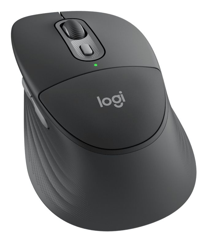 910-007704 - Rat�n Logitech Signature Comfort Plus M850 L Ergon�mico Diestro �ptico RF Wireless Bluetooth 4000dpi 6 Botones Grafito (910-007704)