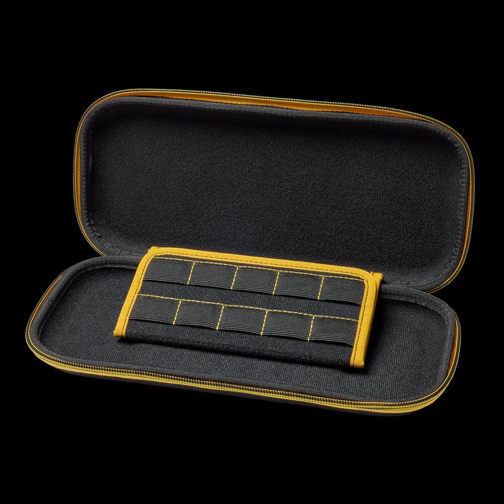 nscs0553 - Funda protectora PowerA Protection Case para Nintendo Switch 2 Carcasa rigida Soporte de juego integrado Guardado para 9 tarjetas de juego y tarjetas microSD Bolsillo de malla Interior de felpa suave Asa de transporte Estampada(NSCS0553)