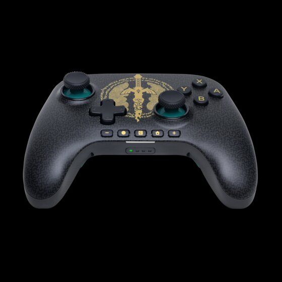 NSGP0570 - Gamepad PowerA Advantage Para consolas Nintendo Switch 2 Programa dos botones avanzados de juego sobre la marcha y accede a GameChat con el bot�n C Bater�a de 30 Horas. Incluye un cable USB-C de 3 metros. Negro(NSGP0570)
