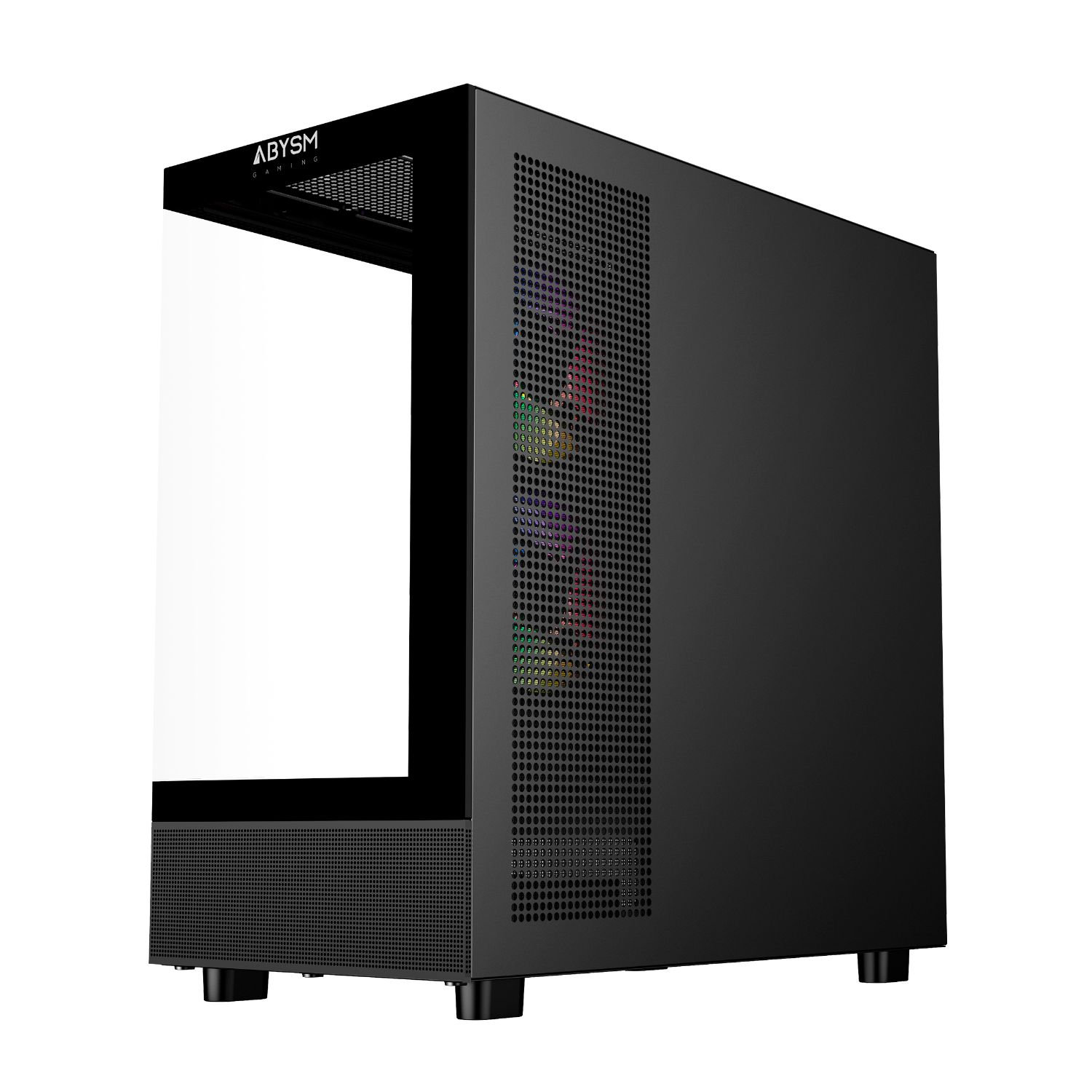 AB123018 - Caja Abysm Danube Sava H400 Prime Panel Lateral de Cristal Templado ARGB 2xUSB-A 3.0 1xUSB-C 3.1 ATX ITX mATX Negra (AB123018)