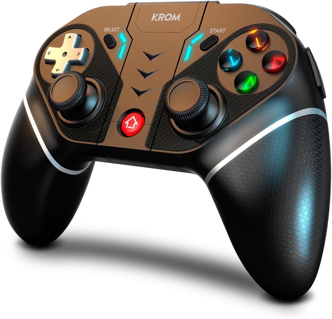 NXKROMKXL - GamePad KROM Kexal Wireless Bluetooth 23 Botones Multiplataforma Negro (NXKROMKXL)