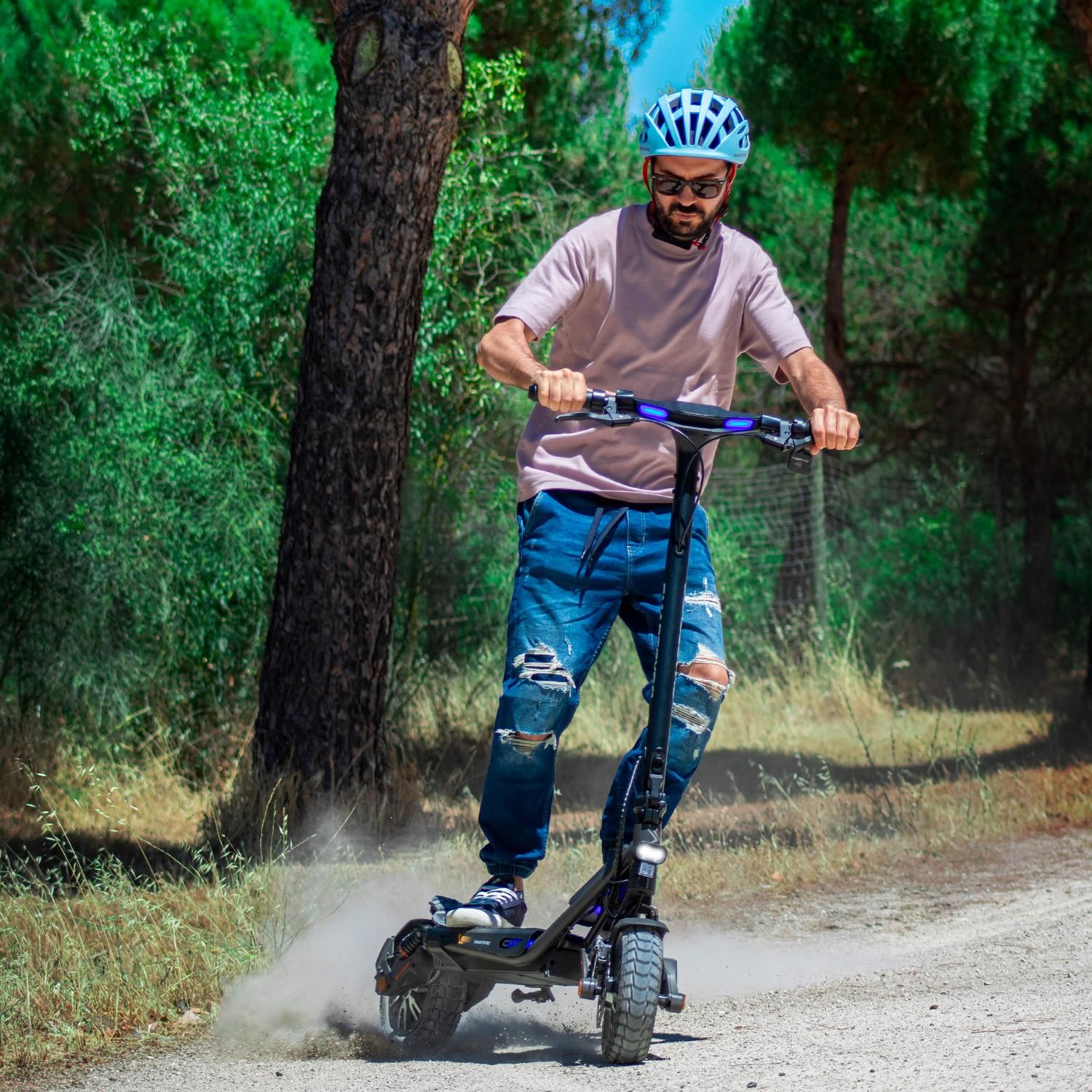 SG27-619 - Patinete El�ctrico SmartGyro Rockway GL 600W 10? Velocidad M�x. 25 Km/h Autonom�a 45 Km M�x. 75 Kg NFC Bluetooth APP Homologado DGT Negro/Gris (SG27-619)