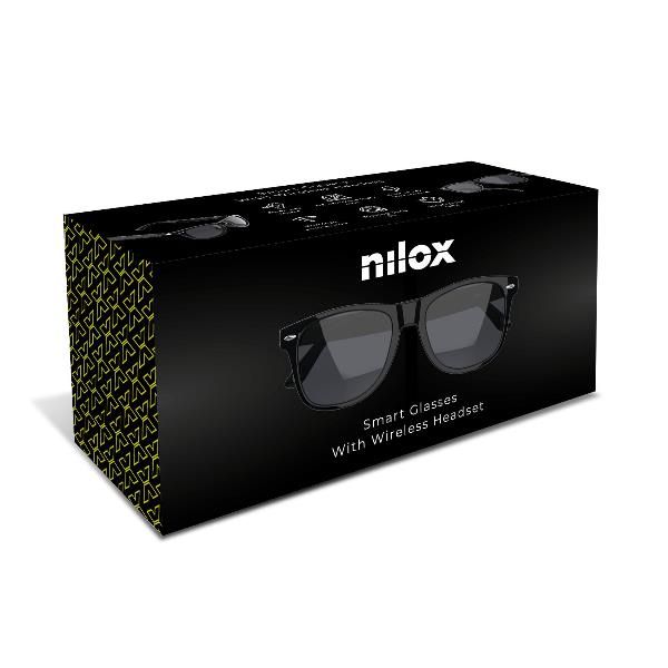 NXSGSMGLASSES - Gafas Inteligentes NILOX con audio y micr�fono integrado, lentes de PC con proteccion contra la luz azul y UV400. (NXSGSMGLASSES)