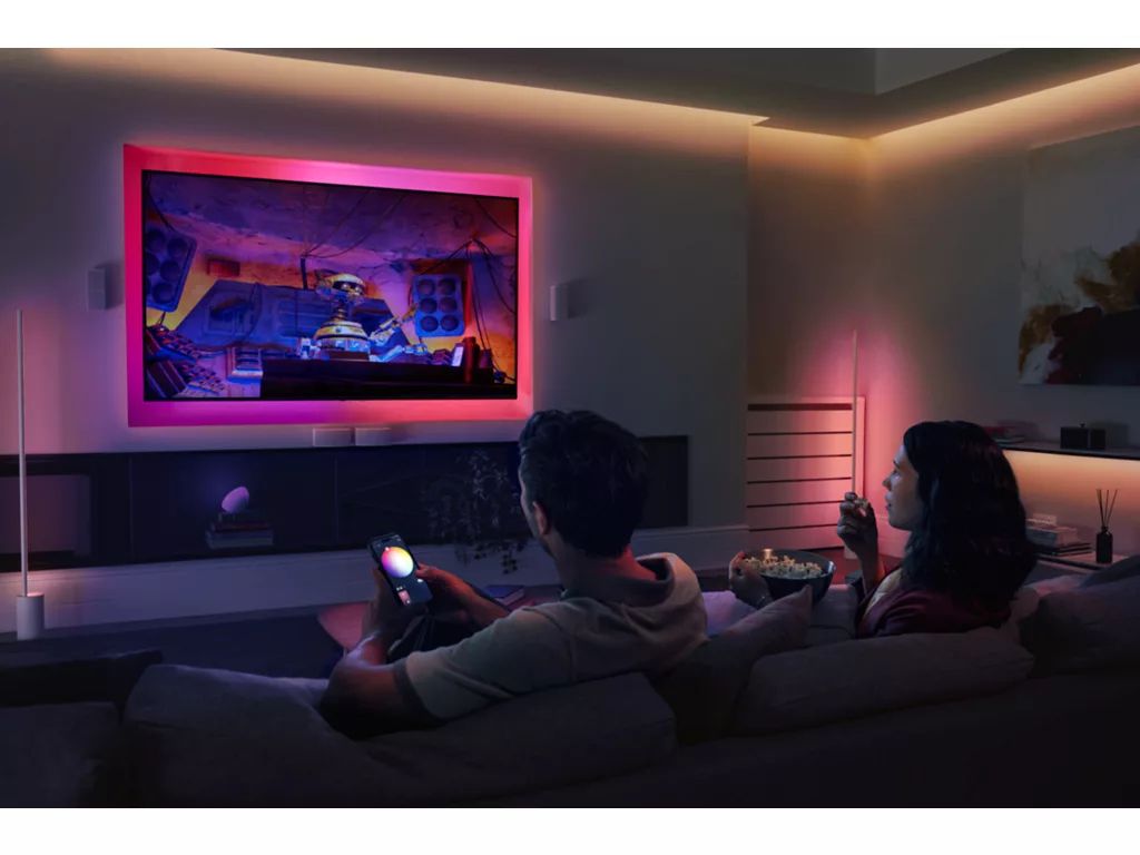 929004610802 - Philips Hue Flux LED tira inteligente. Control app Philips Hue. Ajuste de temperatura de luz y compatibilidad con sistemas de hogar inteligente.10m.Iluminaci�n blanca y colore.(929004610802)
