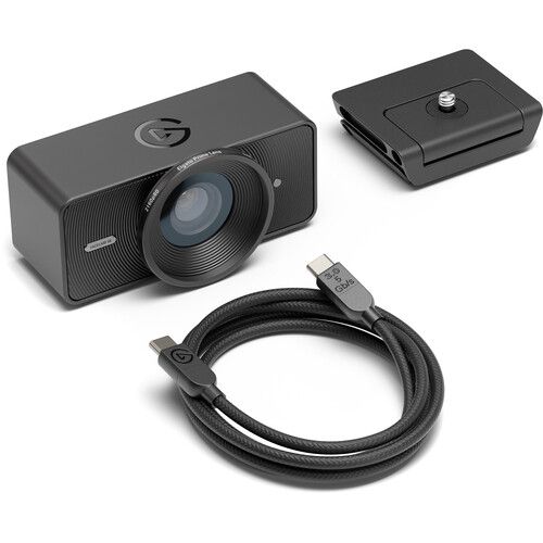 10WAF9901 - Elgato Facecam 4K. Webcam profesional . Captura v�deo en 4K a 60 fp con imagen n�tida y colores naturales para streaming, videoconferencias y creaci�n de contenido. Incorpora conexi�n USB-C y controles avanzados para ajustar. Negro (10WAF9901)