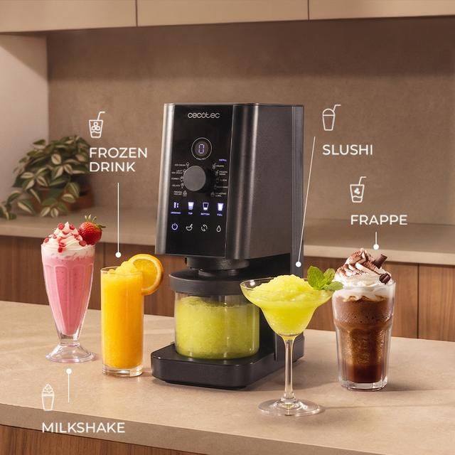 A01_EU01_123709 - Heladera CECOTEC Gelatec 1800 Tecnolog�a CreamOn/Re-Spin 6 Programas Ice-Cream 4 Programas Ice-Drink Botones T�ctiles (A01_EU01_123709)