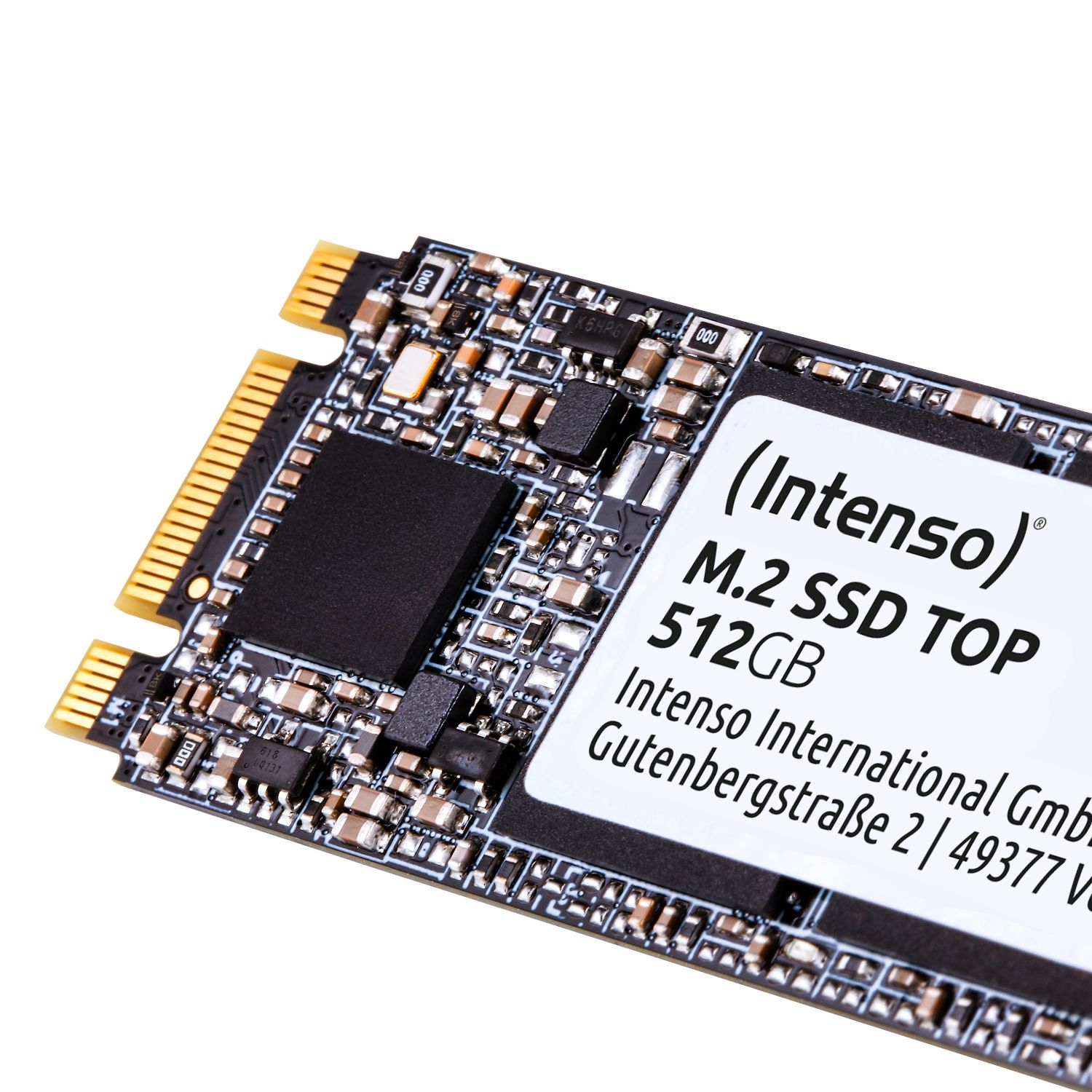 3832450 - Disco SSD Intenso Top 512Gb M.2 2280 SATA3 3D NAND 6 Gbit/s Lectura 550 Mb/s 500 Mb/s PC/Port�til (3832450)