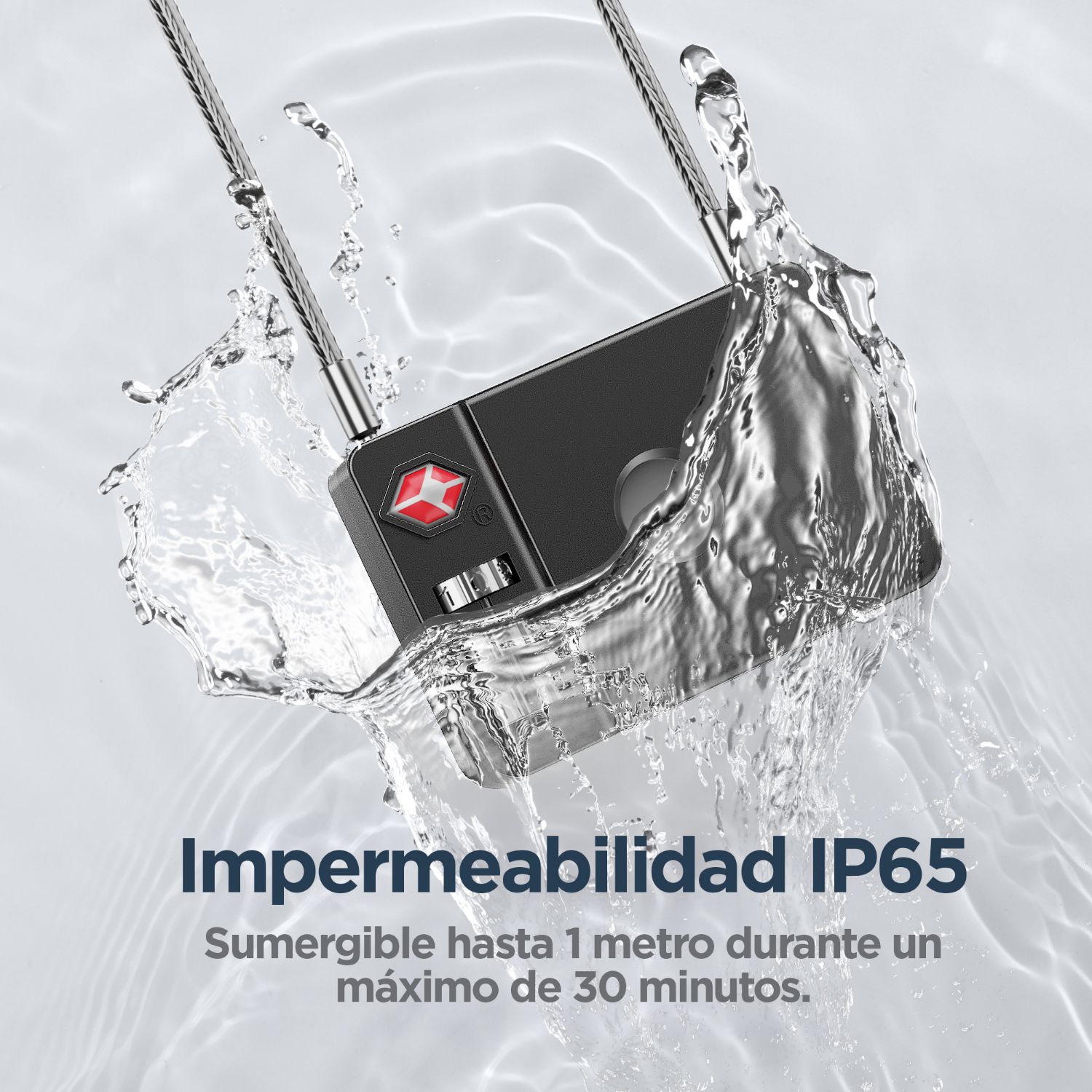 MCLOK0001 - Candado Muvit Localizador Inteligente Combinaci�n de 3 D�gitos (MCLOK0001)