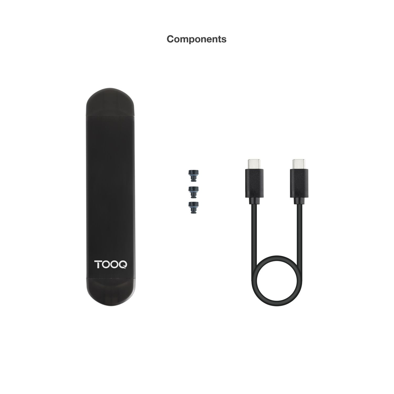 TQE-2240B - Caja Externa TooQ SSD M.2 NVMe SATA PCIe USB-A 3.0 USB-C 3.0 Negra (TQE-2240B)