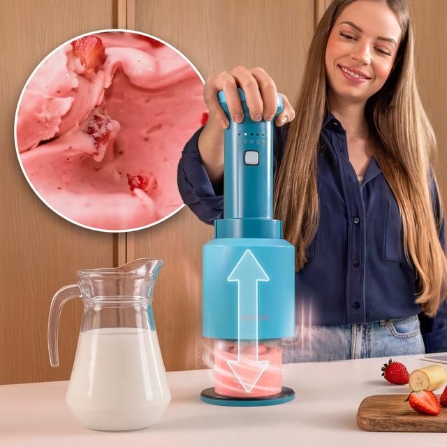 A01_EU01_122383 - Heladera de Mano CECOTEC Gelatec EasyMove 5 Programas 3 Tarrinas de 250ml (A01_EU01_122383)
