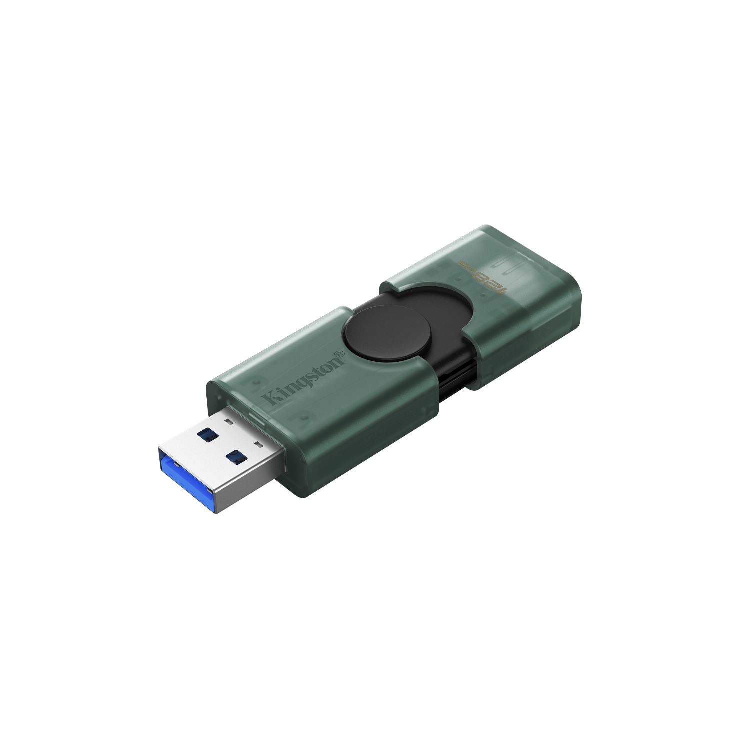 DTDEG2/128GB - Pendrive Kingston DataTraveler Duo G2 128Gb USB-A/USB-C 3.1 Tapa Negro/Verde (DTDEG2/128GB)