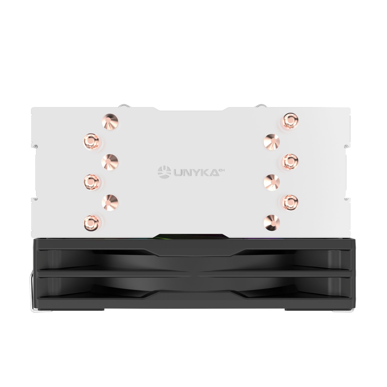 UK326002A - Ventilador CPU UNYKA UNYCOOL H61 ARGB PWM 120mm Negro/Blanco (UK326002A)
