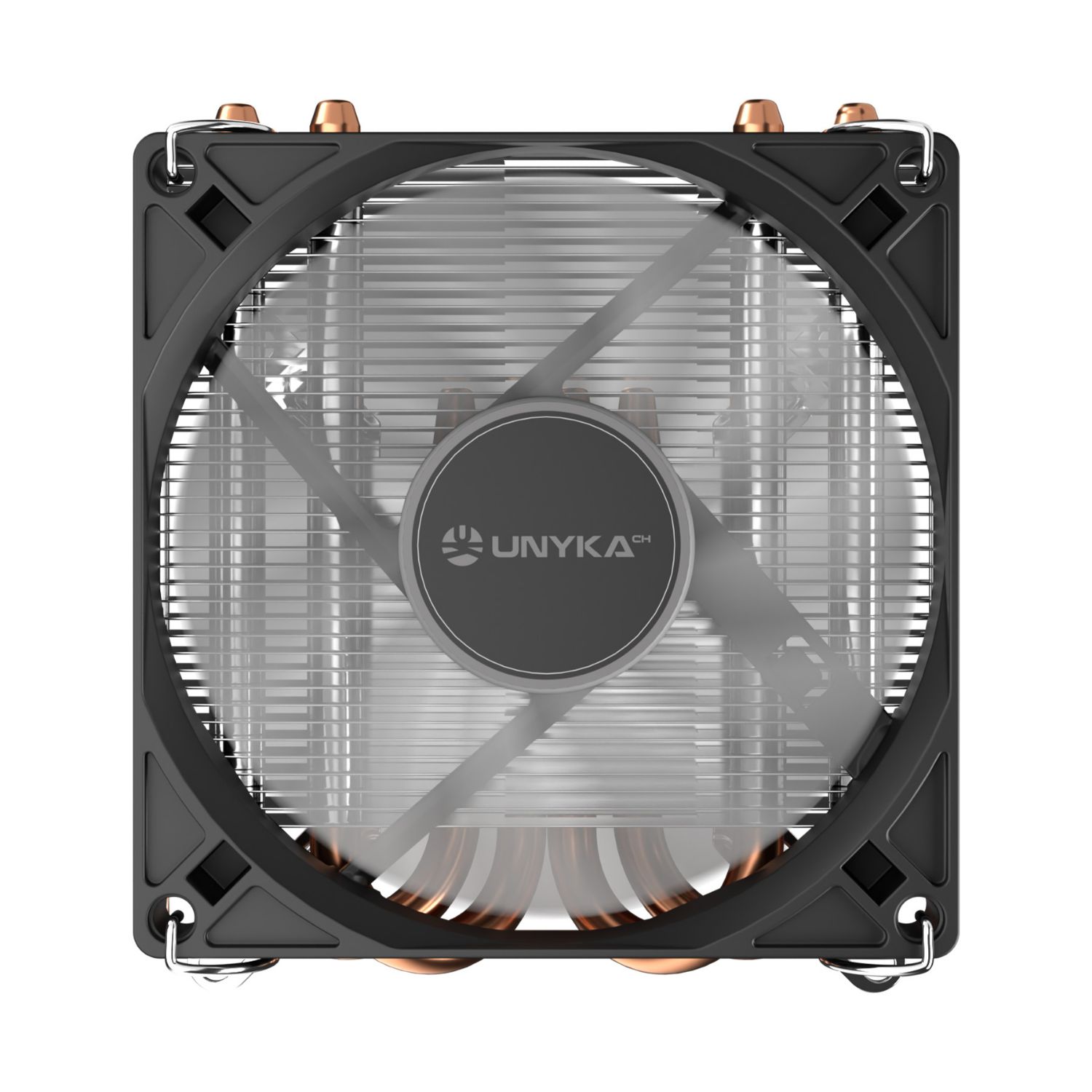UK321015 - Ventilador CPU UNYKA UNYCOOL H37 PWM 90mm Negro/Blanco (UK321015)