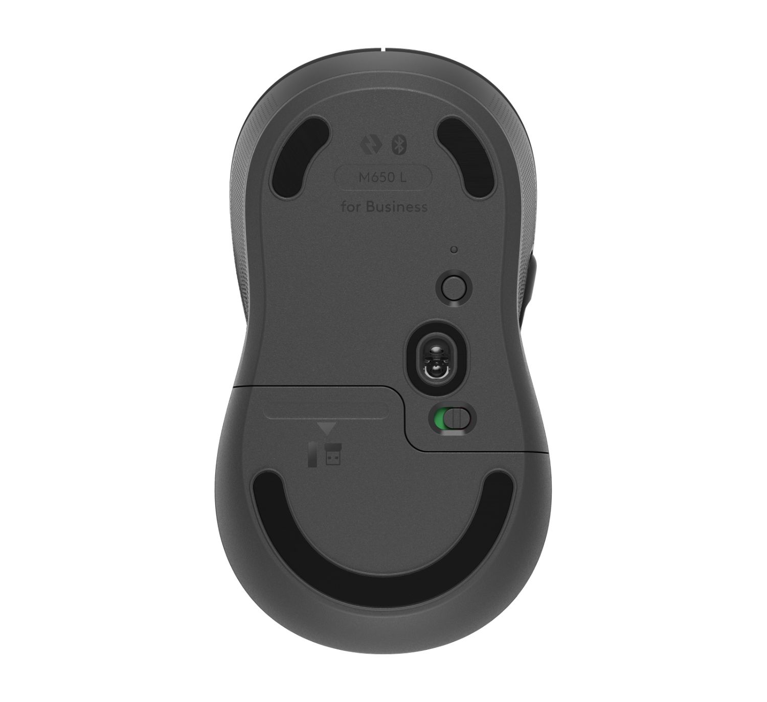 910-006348 - Rat�n Logitech Signature M650 L �ptico Diestro Silencioso RF Wireless Bluetooth 4000dpi 5 Botones Grafito (910-006348)