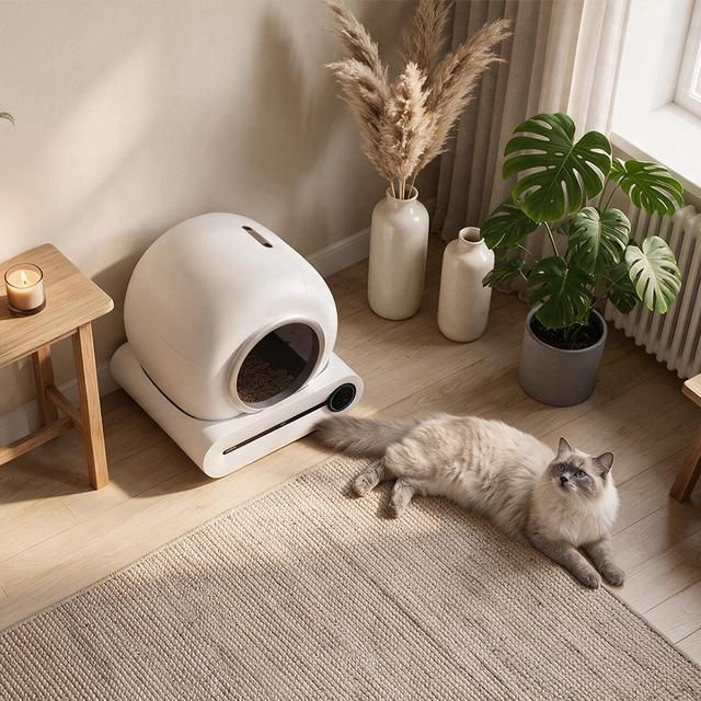 A01_EU01_136482 - Arenero Cecotec Pumba 8550 CleanKitty con autolimpieza, triple sistema de desodorizaci�n, control por wifi y pantalla, silencioso y seguro con sensor de infrarrojos. (A01_EU01_136482)