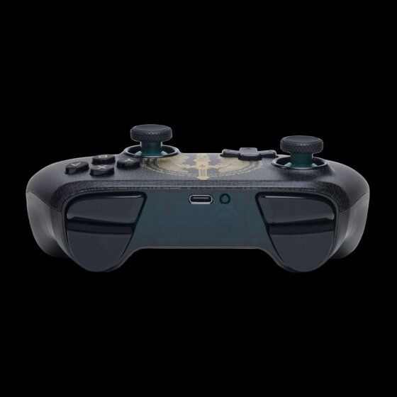 NSGP0570 - Gamepad PowerA Advantage Para consolas Nintendo Switch 2 Programa dos botones avanzados de juego sobre la marcha y accede a GameChat con el bot�n C Bater�a de 30 Horas. Incluye un cable USB-C de 3 metros. Negro(NSGP0570)