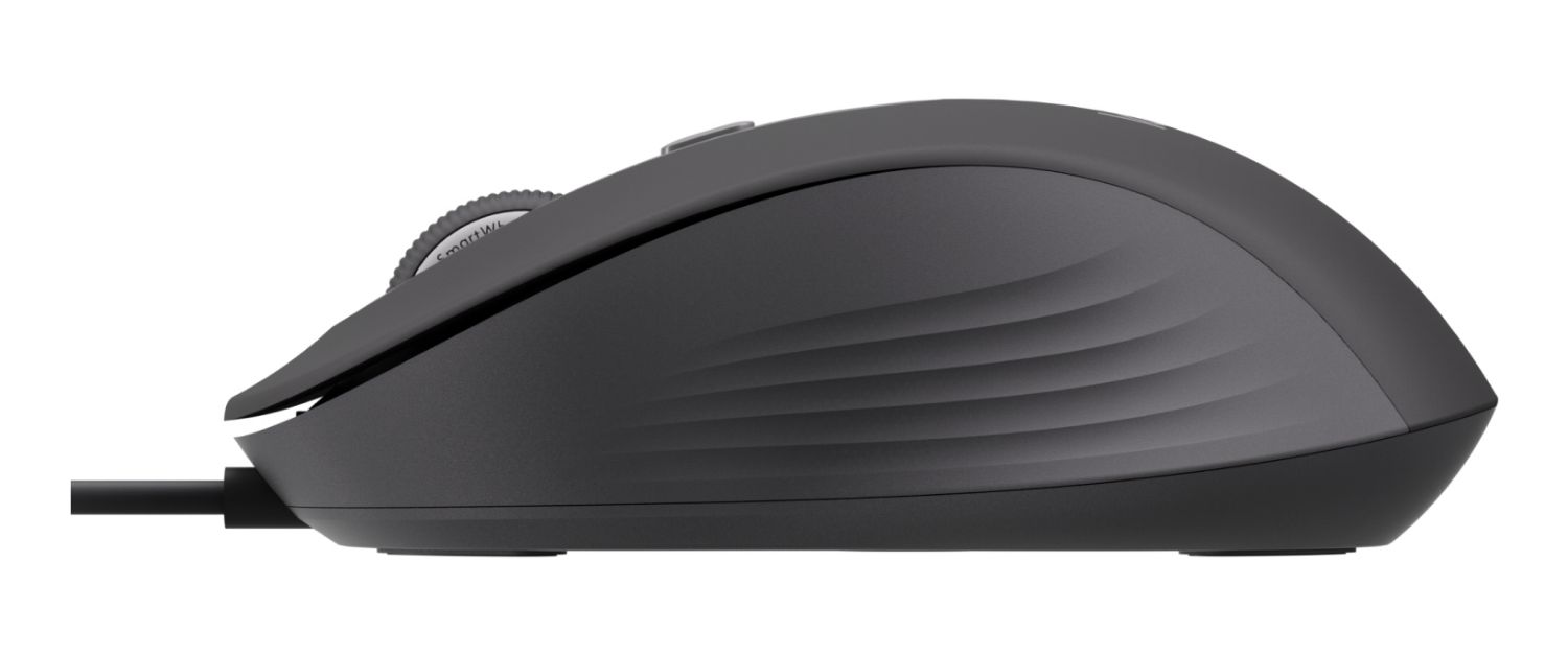 910-007511 - Rat�n Logitech Signature Wired M520 Ambidextro �ptico USB-C 4000dpi 4 Botones Grafito (910-007511)