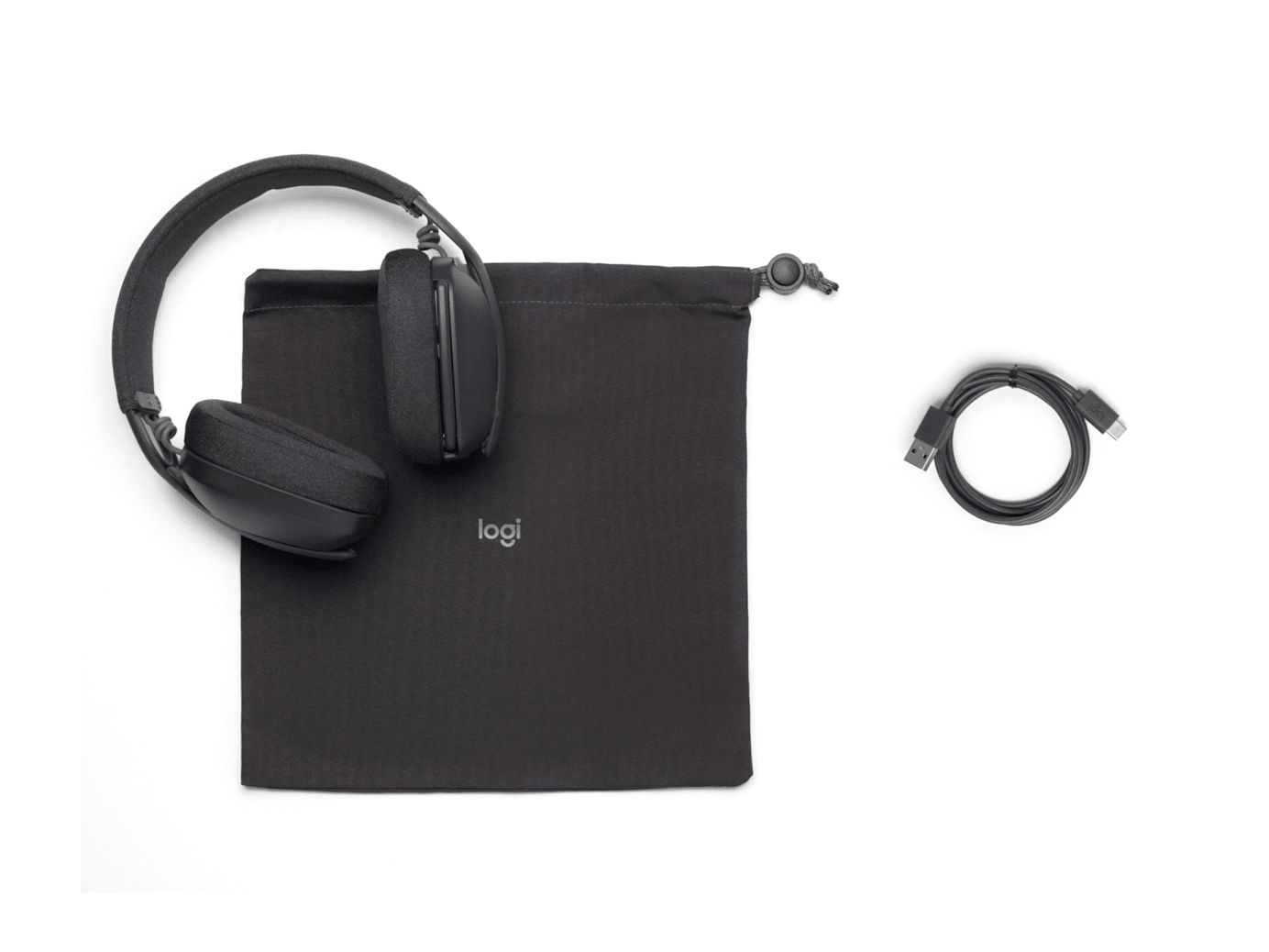 981-001441 - Auriculares + Micr�fono Logitech Zone Vibe Circumaurales Binaurales Bluetooth 5.2 USB-C Funda Grafito (981-001441)