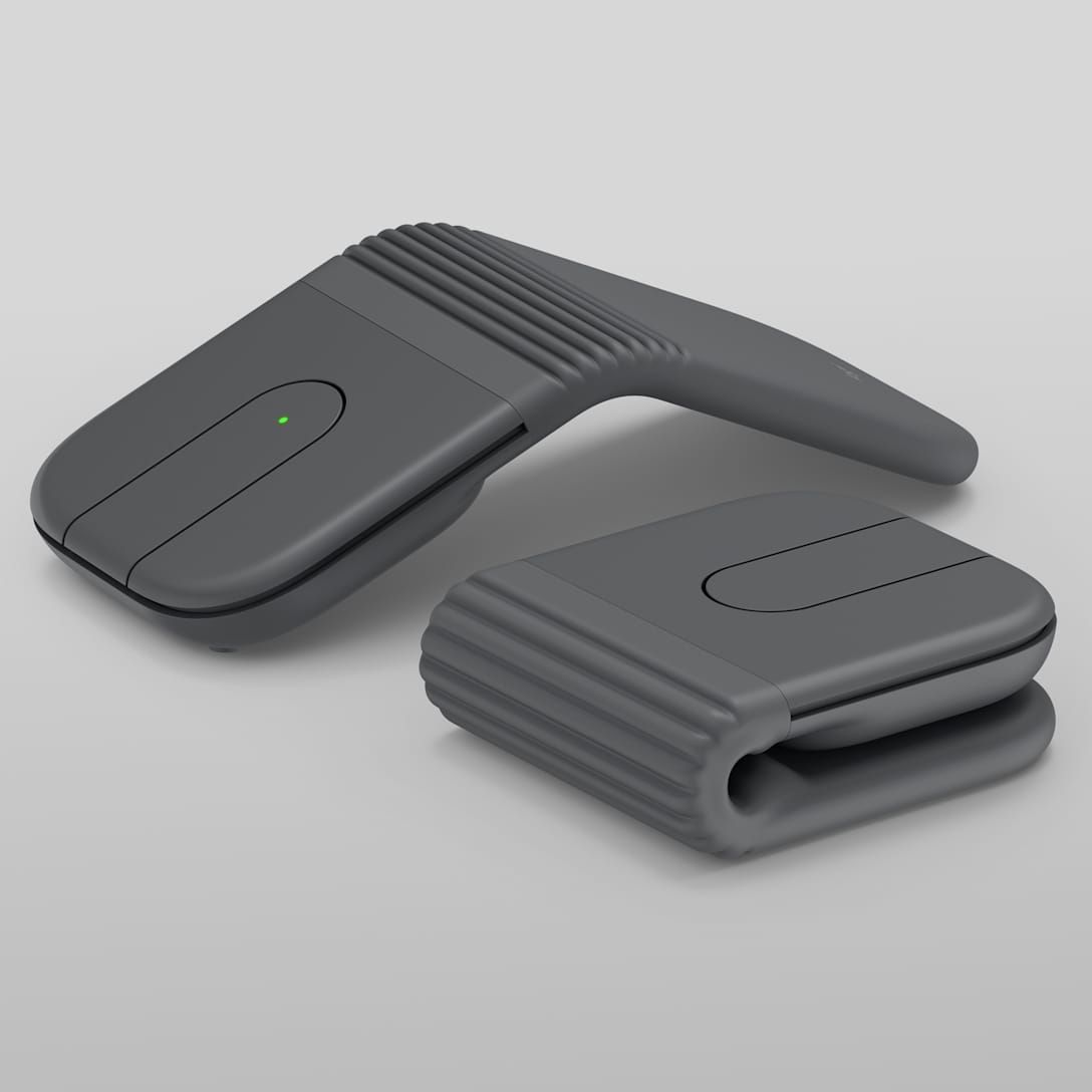 910-007605 - Rat�n Logitech Mobi Fold Plegable Ambidextro �ptico RF Wireless Bluetooth 4000dpi 4 Botones Grafito (910-007605)