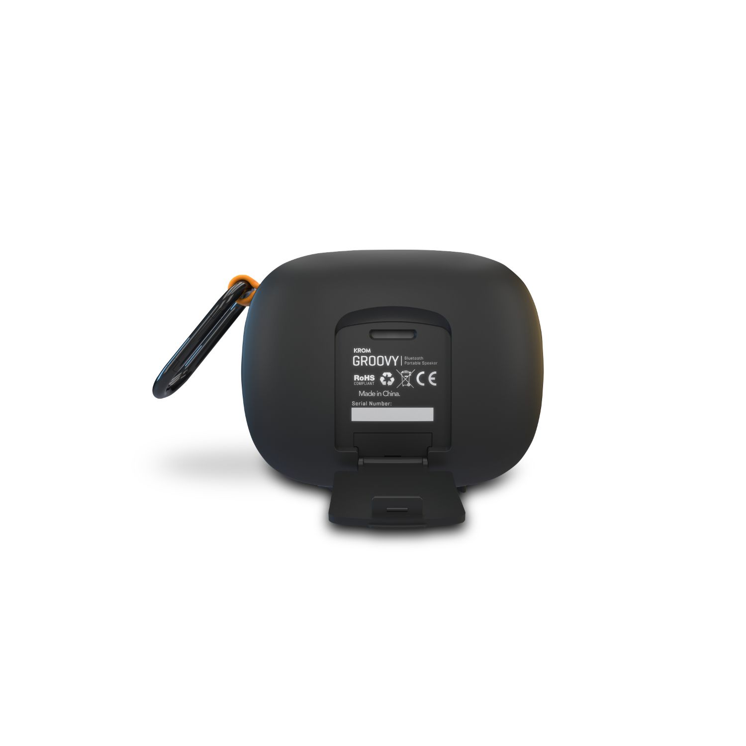 NXKROMGROOVY - Altavoces Port�til KROM Groovy 5W TWS Bluetooth 6.0 IPX5 Negro/Naranja (NXKROMGROOVY)