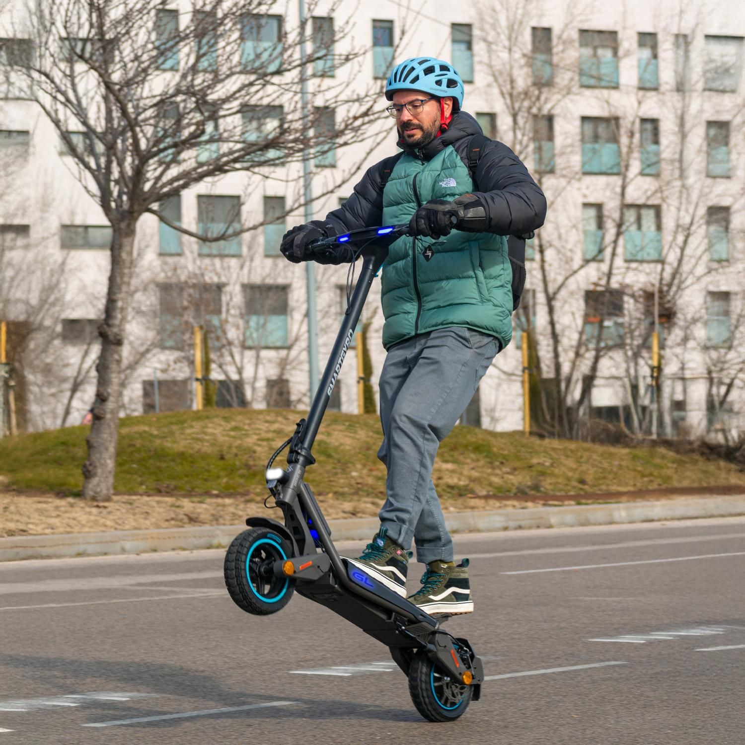 SG27-586 - Patinete El�ctrico SmartGyro Rockway GTS 1000W 10? Velocidad M�x. 25 Km/h Autonom�a 75 Km APP Homologado DGT Negro (SG27-586)