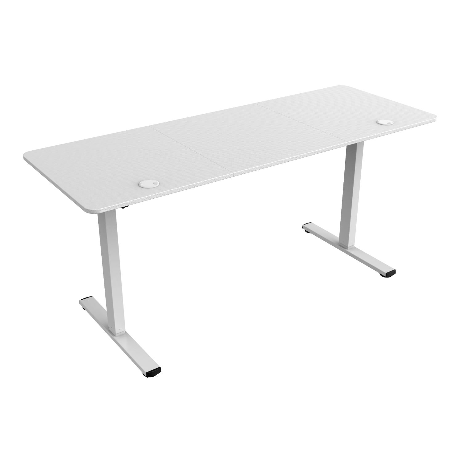 MGDERGOPRO160W - Mesa Mars Gaming 160x60x75cm El�ctrica Pasacables Gancho para Auriculares Blanca (MGDERGOPRO160W)