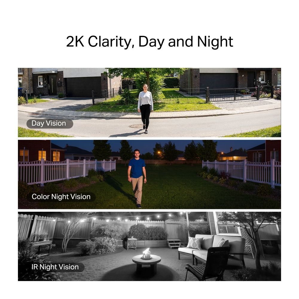 MC410 KIT - C�mara IP Mercusys Panel Solar 2K 3mp H.264 Sensor CMOS WiFi Visi�n Nocturna Exterior Pared Blanca (MC410 KIT)