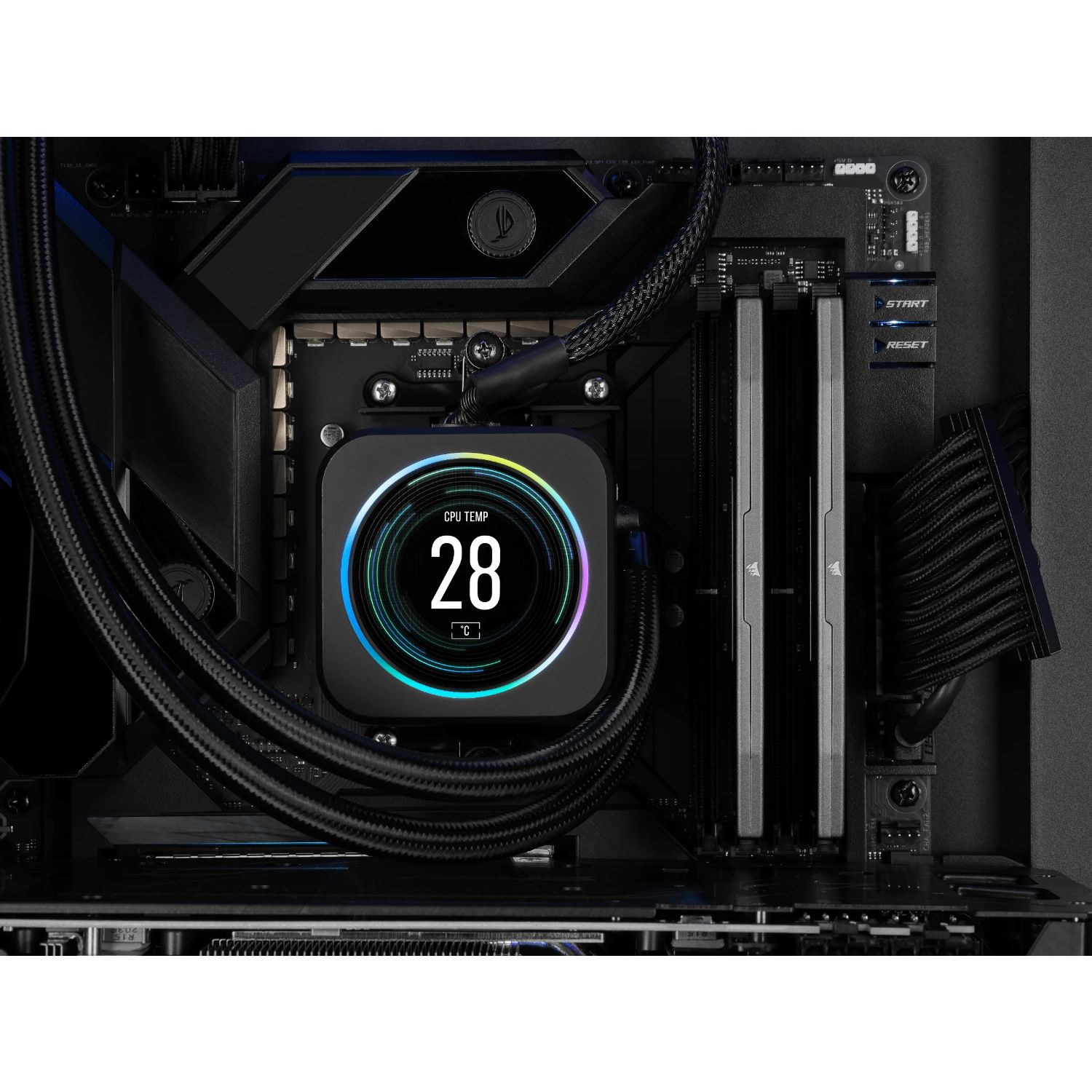 CMK16GX5M2B5200Z40 - M�dulo Corsair Vengeance DDR5 16Gb (2x8Gb) 5200 MT/s 288-pin DIMM CL40 1.25V PC (CMK16GX5M2B5200Z40)