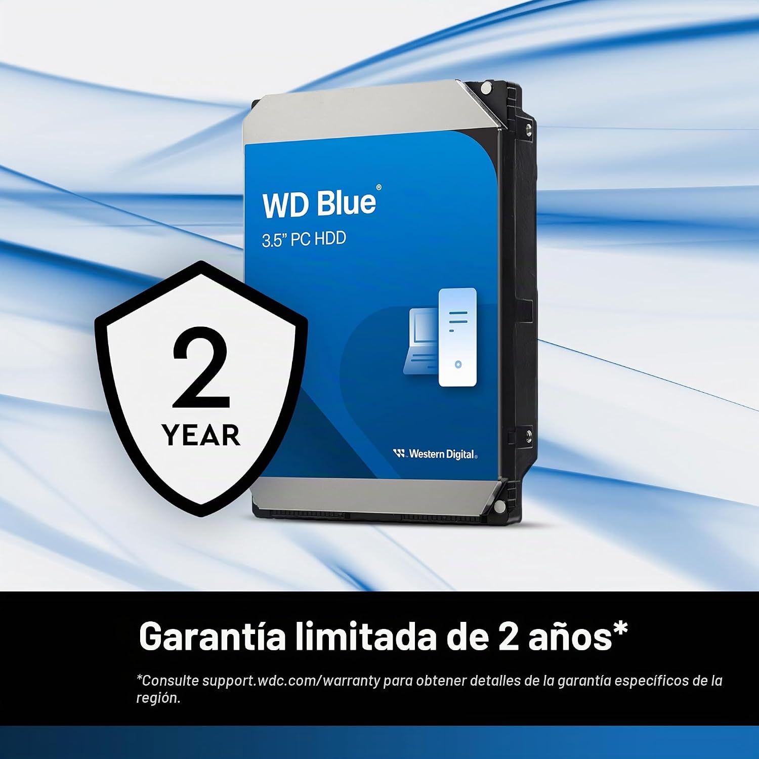 WD40EZZX - Disco Western Digital Blue 3.5? 4Tb SATA3 128Mb 5400rpm 6 Gbit/s PC (WD40EZZX)