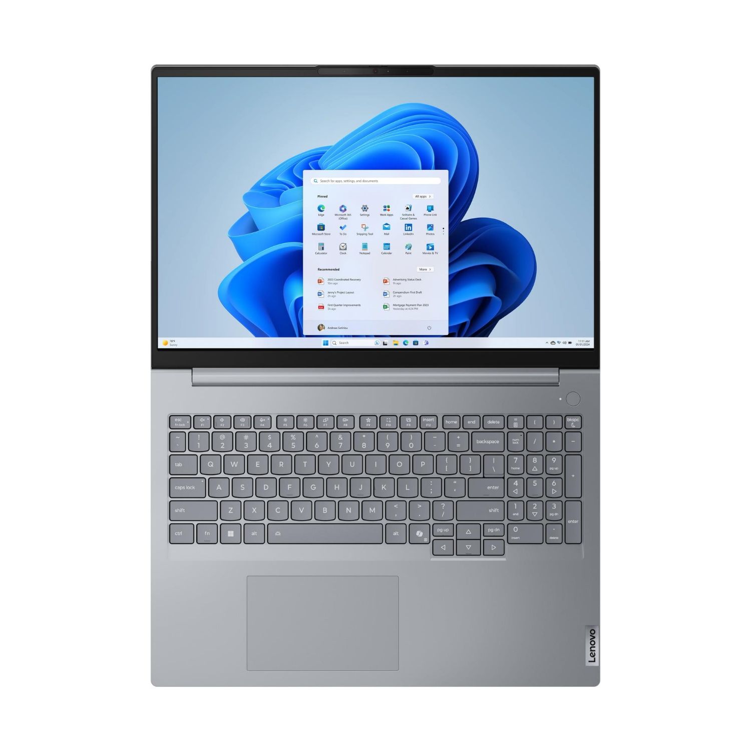 21US000DSP - Port�til Lenovo Thinkbook 16 G9 Intel Core 7-240H 16Gb 512Gb SSD C�mara Frontal FHD/IR 2xUSB-A 3.0 1xUSB-C 3.1 1xThunderbolt 4 1xHDMI 2.1 1xRJ45 WiFi 7 Bluetooth 5.4 Ethernet GbE 16