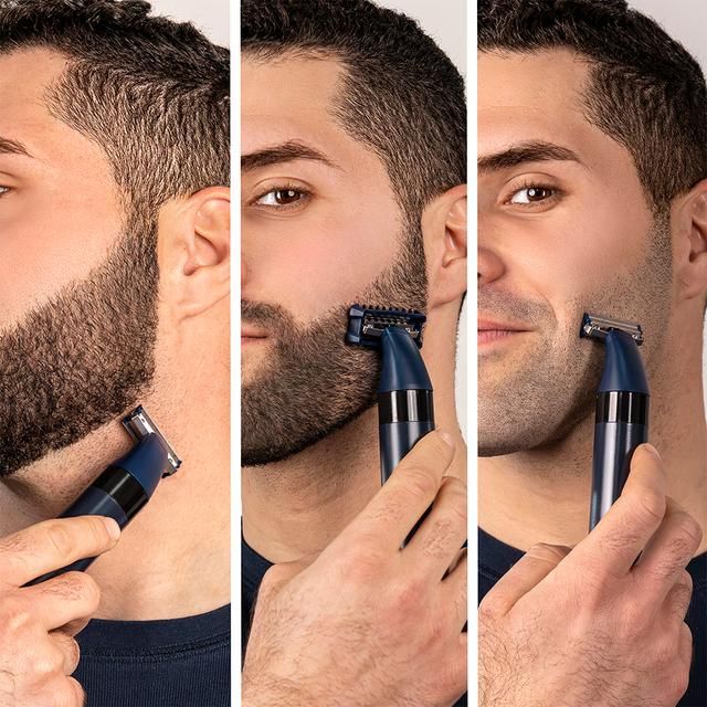 A01_EU01_118900 - Afeitadora CECOTEC PrecisionCare OneShave Shapire 3 en 1: recorta/perfila/afeita Autonom�a 90 minutos 6 Peines Pantalla Integrada (A01_EU01_118900)