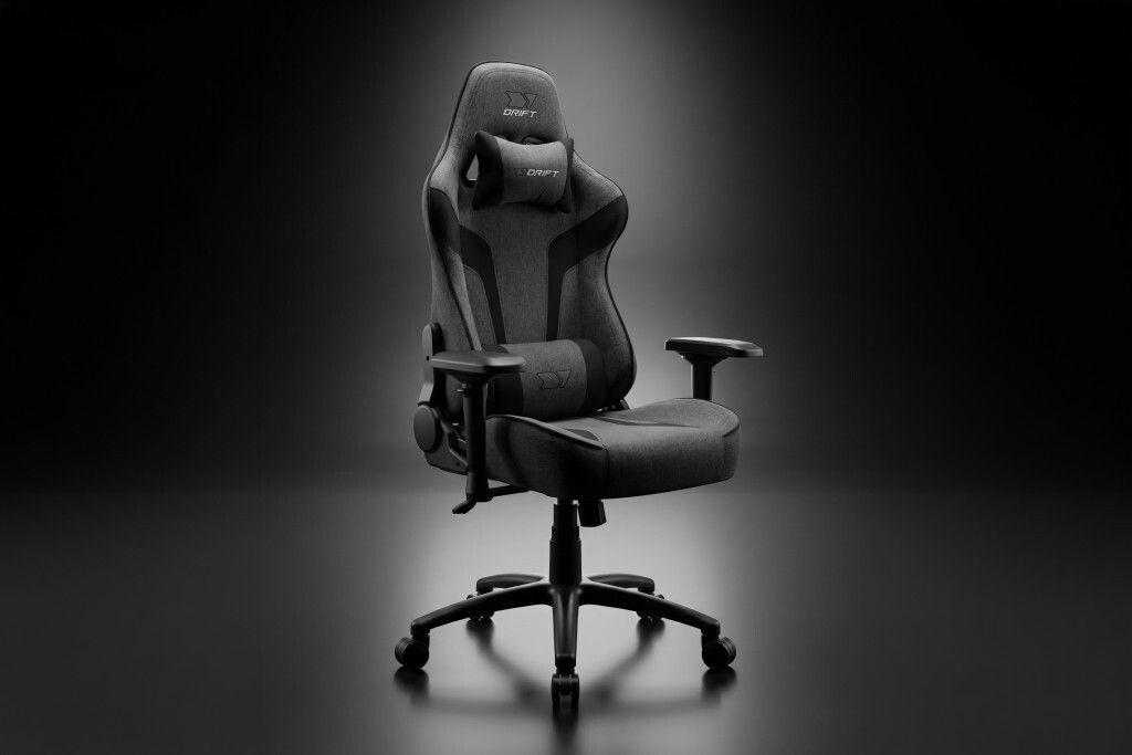 DR90XXL - Silla Gaming Drift DR90 Tela M�x. 150Kg Gris/Negra (DR90XXL)