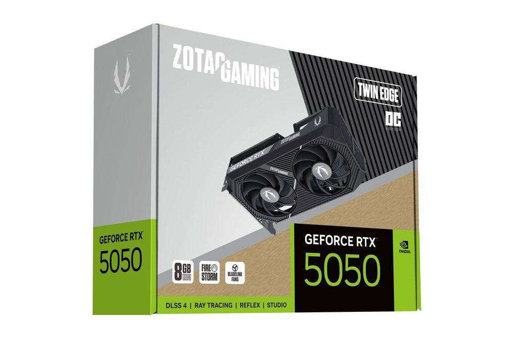 ZT-B50500H-10M - Tarjeta Gr�fica Zotac Nvidia GeForce RTX 5050 OC 8Gb GDDR6 3xDP 2.1b 1xHDMI 2.1b PCIe 5. OpenGL 4.6 DirectX 12 Ultimate 0 (ZT-B50500H-10M)