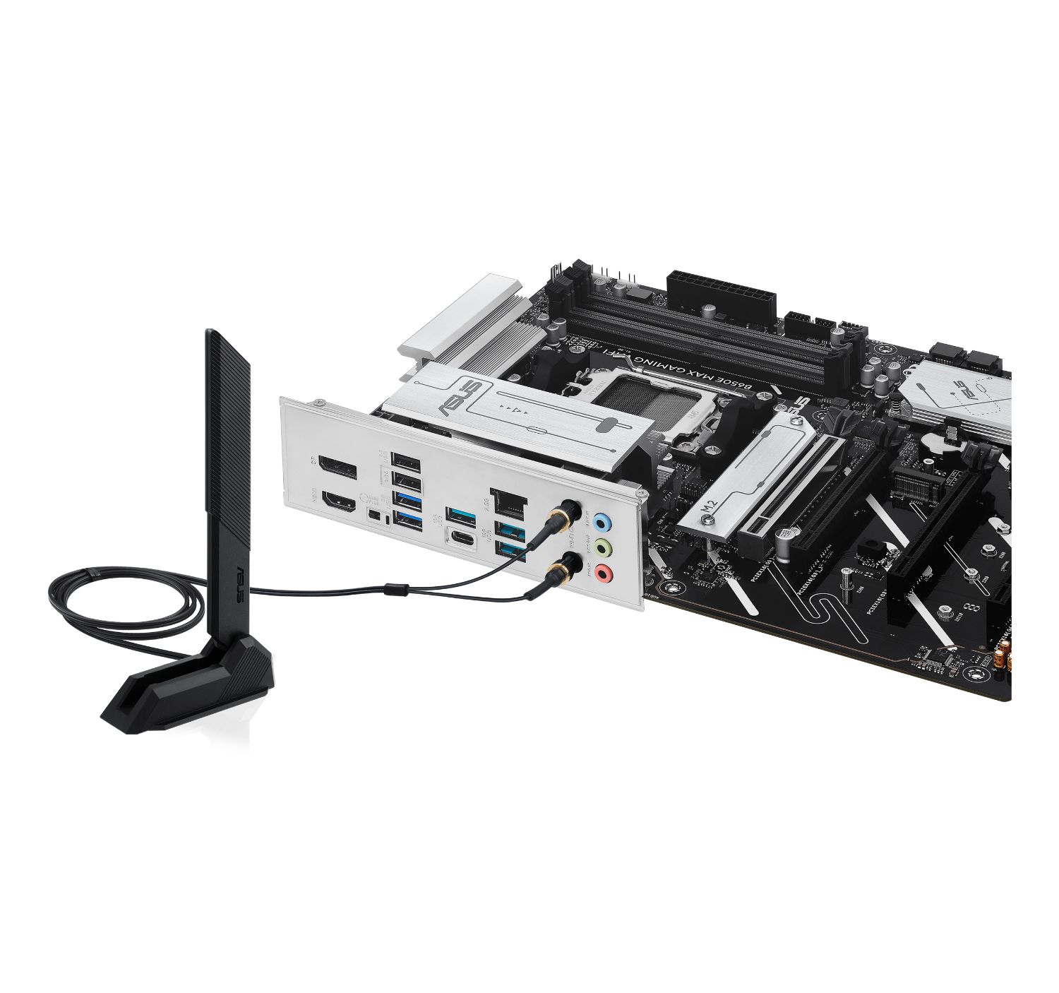 90MB1LD0-M0EAY0 - Placa base ASUS B650E MAX GAMING WIFI: (AM5) 4DDR5 M.2 SATA3 PCIe 5.0 USB DP HDMI RJ45 ATX 7.1 WiFi 6E Bluetooth Ethernet 2.5 GbE (90MB1LD0-M0EAY0)