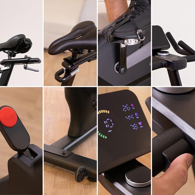 A01_EU01_122813 - Drumfit indoor PulseRide. Bicicleta indoor con volante de inercia de 20?kg. Pantalla LED. Resistencia magn�tica y conectividad para entrenamientos intensos en casa.Con volante de inercia. NEgro(A01_EU01_122813)
