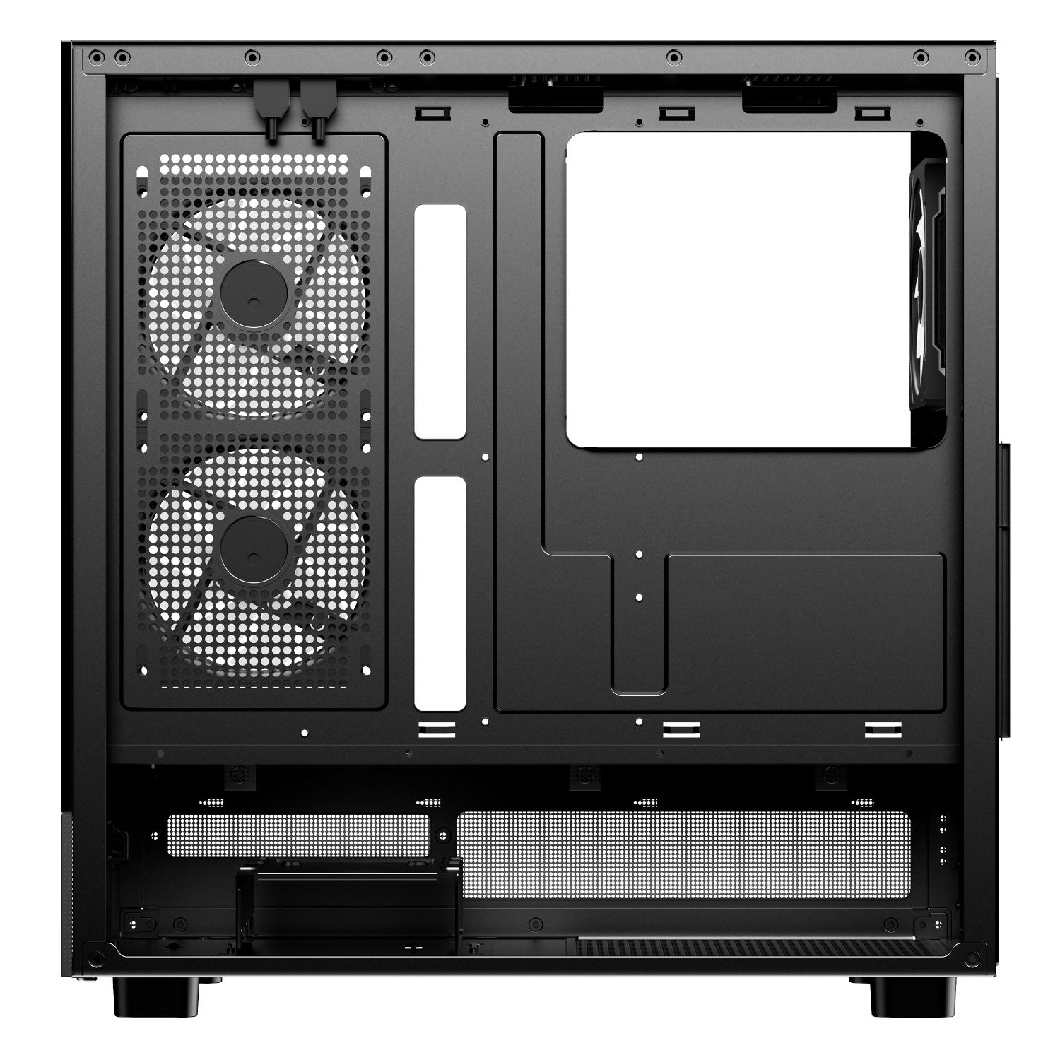 AB123018 - Caja Abysm Danube Sava H400 Prime Panel Lateral de Cristal Templado ARGB 2xUSB-A 3.0 1xUSB-C 3.1 ATX ITX mATX Negra (AB123018)