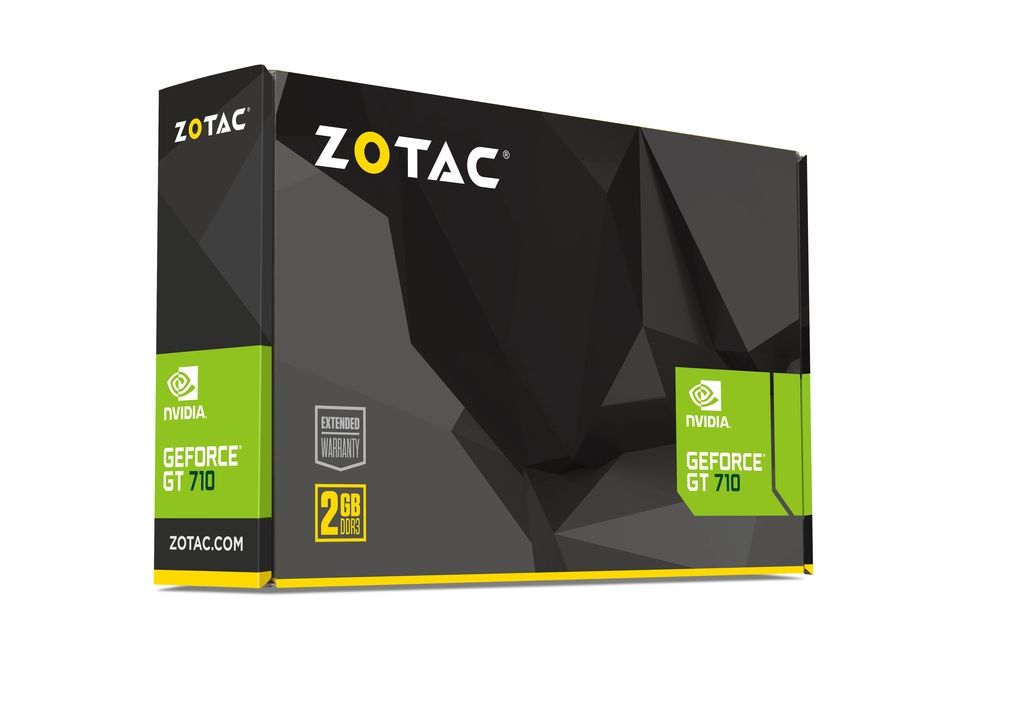 ZT-71310-10L - Tarjeta Gr�fica Zotac Nvidia GeForce GT 710 2Gb GDDR3 1xVGA 1xDVI-D 1xHDMI PCIe 2.0 Low Profile OpenGL 4.5 DirectX 12.0 (ZT-71310-10L)