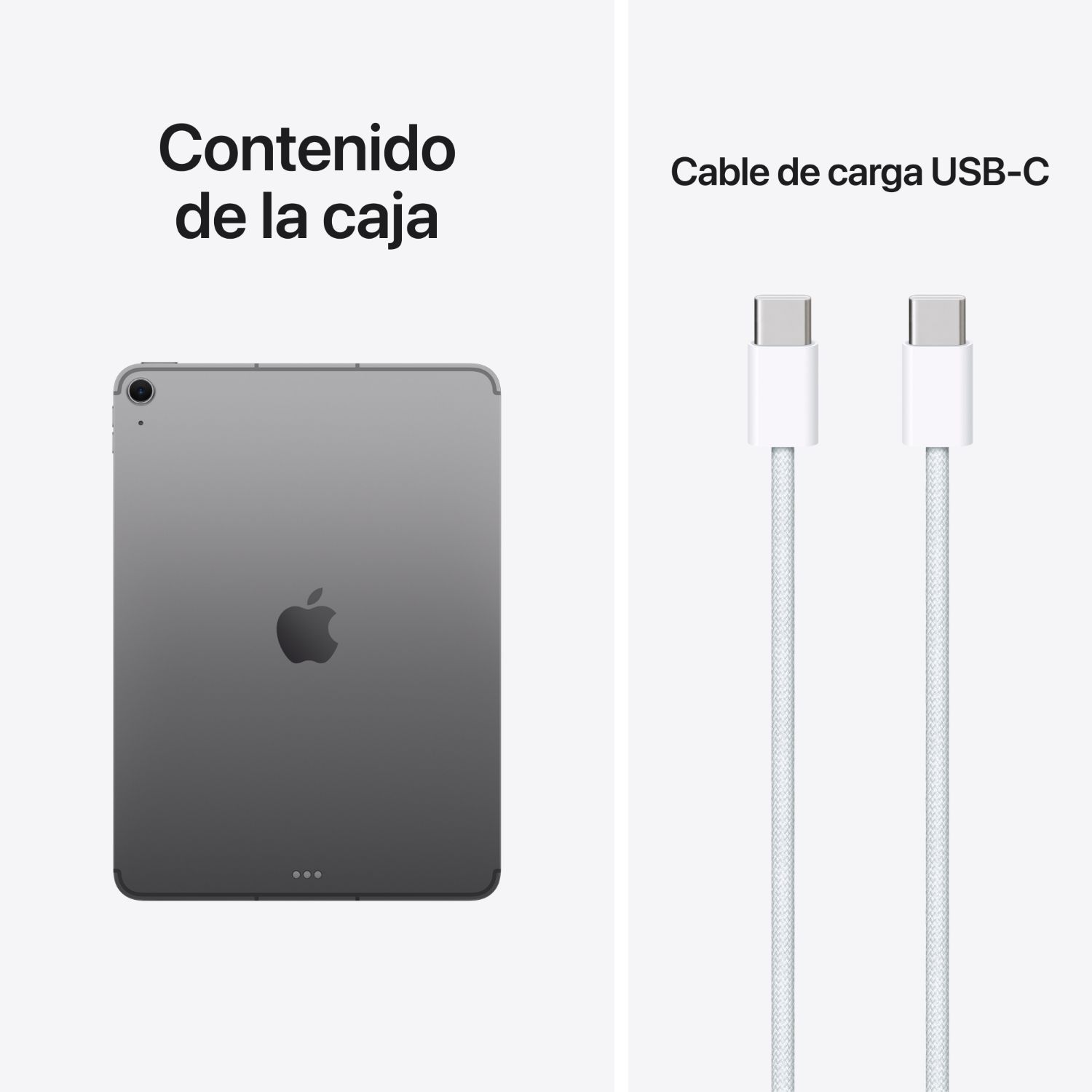MH7H4TY/A - Apple iPad Air 11? LED IPS Liquid Retina M4 12Gb 512Gb C�mara 12mp 1xUSB-C 3.1 WiFi 7 Bluetooth 6.0 5G iPadOS 26 Gris Espacial (MH7H4TY/A)