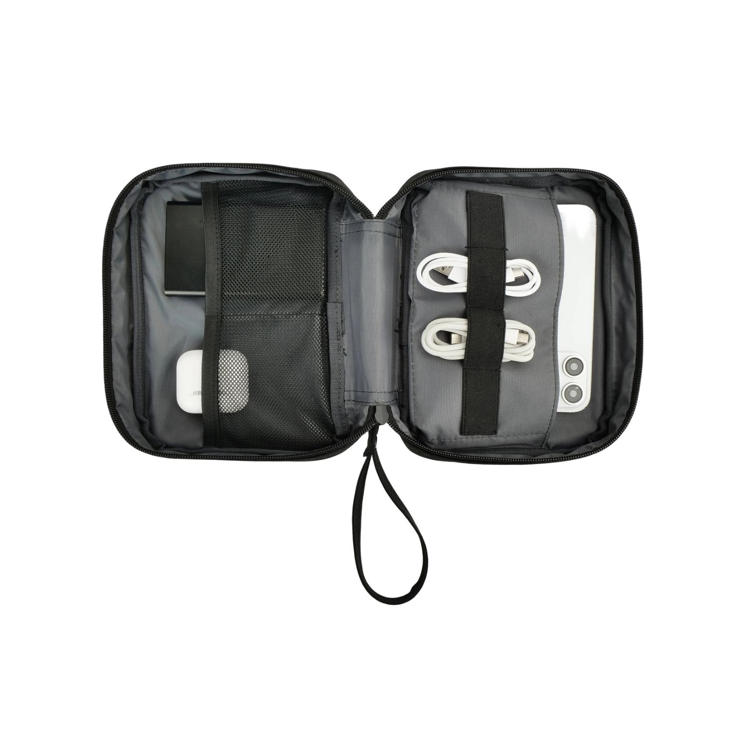 UMBRIX01B - Organizer-Bolsa Universal de Viaje para Electr�nicos, Accesorios Tecnol�gicos para Cables, Cargadores, Mouse y Discos Duros, Estuche de Almacenamiento Port�til. Hecho con Materiales Reciclados (UMBRIX01B)
