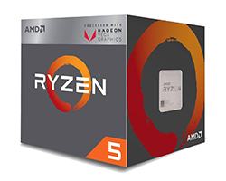 YD2400C5FBBOX - Procesador AMD Ryzen 5 2400G 3.6GHz 2MB L2 Caja procesador