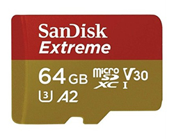 SDSQXA2-064G-GN6MA - Memoria flash Sandisk Extreme memoria  64 GB MicroSDXC Clase 3 UHS-I