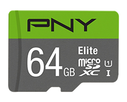 P-SDUX64U185GW-GE - Memoria flash PNY Elite memoria  64 GB MicroSDXC Clase 10