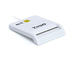 TQR-210W - Lector de Tarjetas TOOQ DNIe USB-A 2.0 Blanco (TQR-210W)