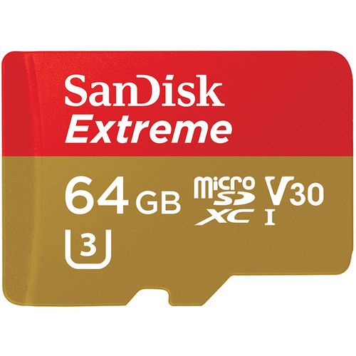 SDSQXAF-064G-GN6MA - Memoria flash Sandisk 64GB Extreme microSDXC MicroSDXC UHS-I Clase 10 memoria 